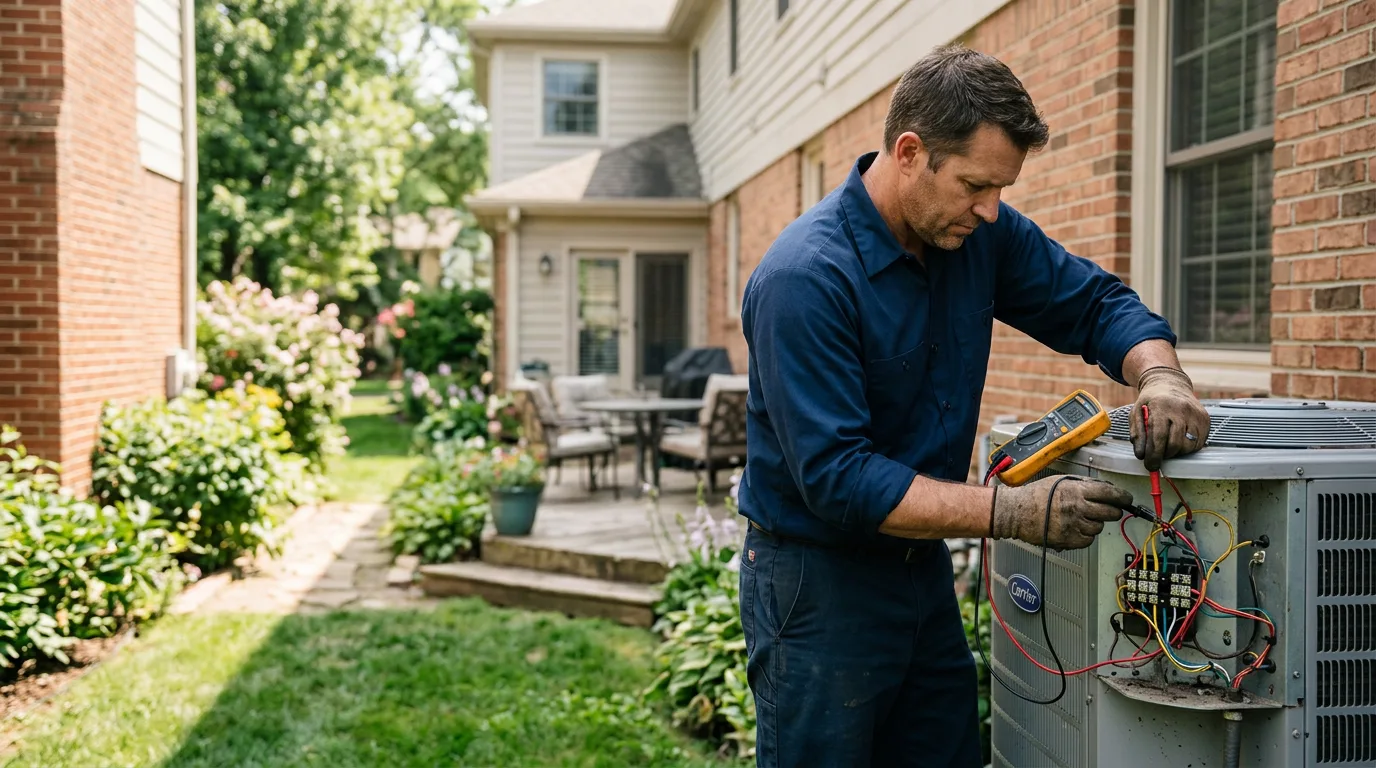 HVAC technician working near Benton City, WA